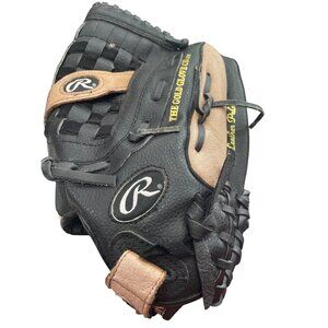 Rawlings PM2709RB black brown 13 inch leather baseball glove SKU 8936